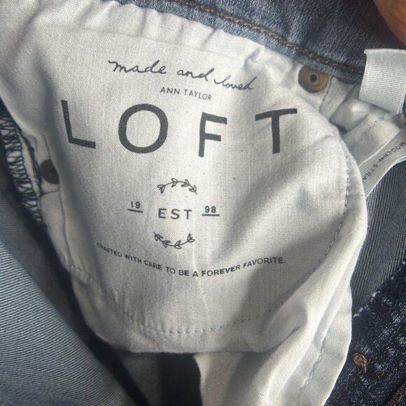 EUC Ann Taylor LOFT "Modern Straight Jeans" Size 31/12 - Picture 12 of 16